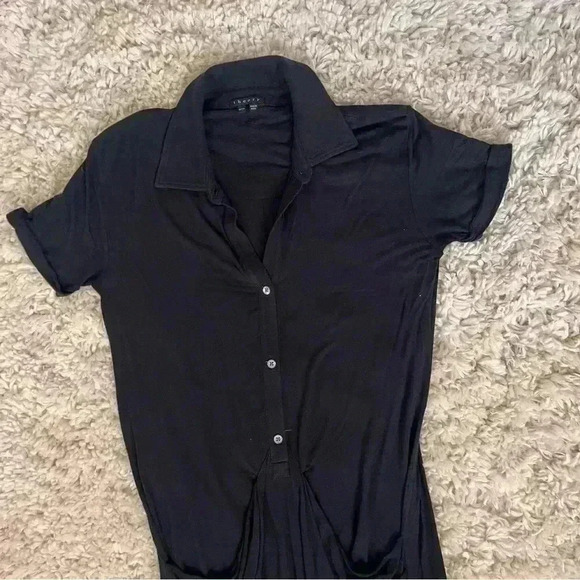 Theory Women’s Black Collar Dress - Picture 3 of 9